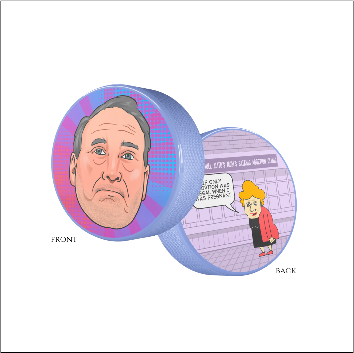 Supreme Courtship Fundraiser Donation: Sam's Motherpucker Stress Relief Puck