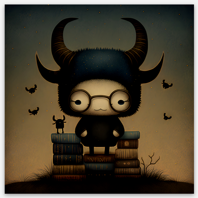 Goodnight Baphomet Stickers