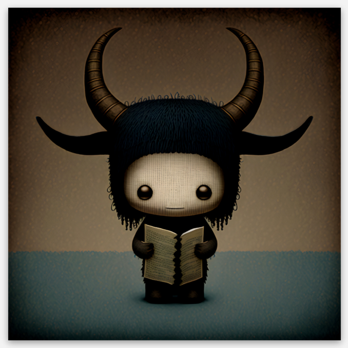 Goodnight Baphomet Stickers