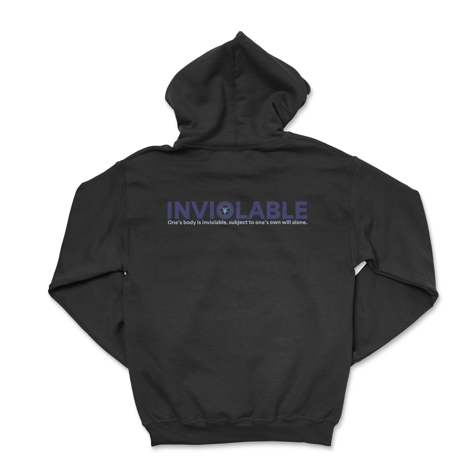 Inviolable Third Tenet Hoodie 2 sided design Religious Reproductive Rights