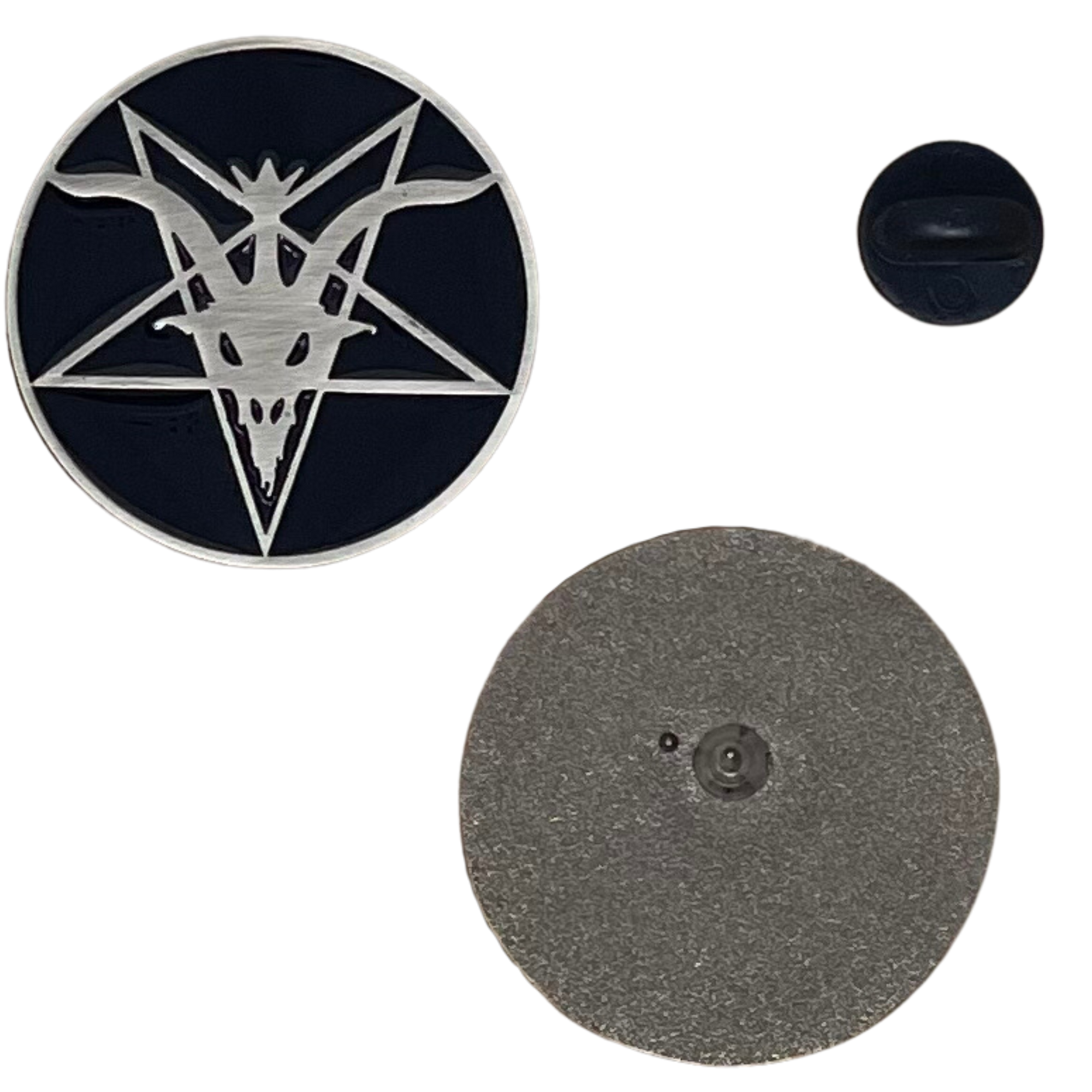 TST Black Logo Lapel Pin