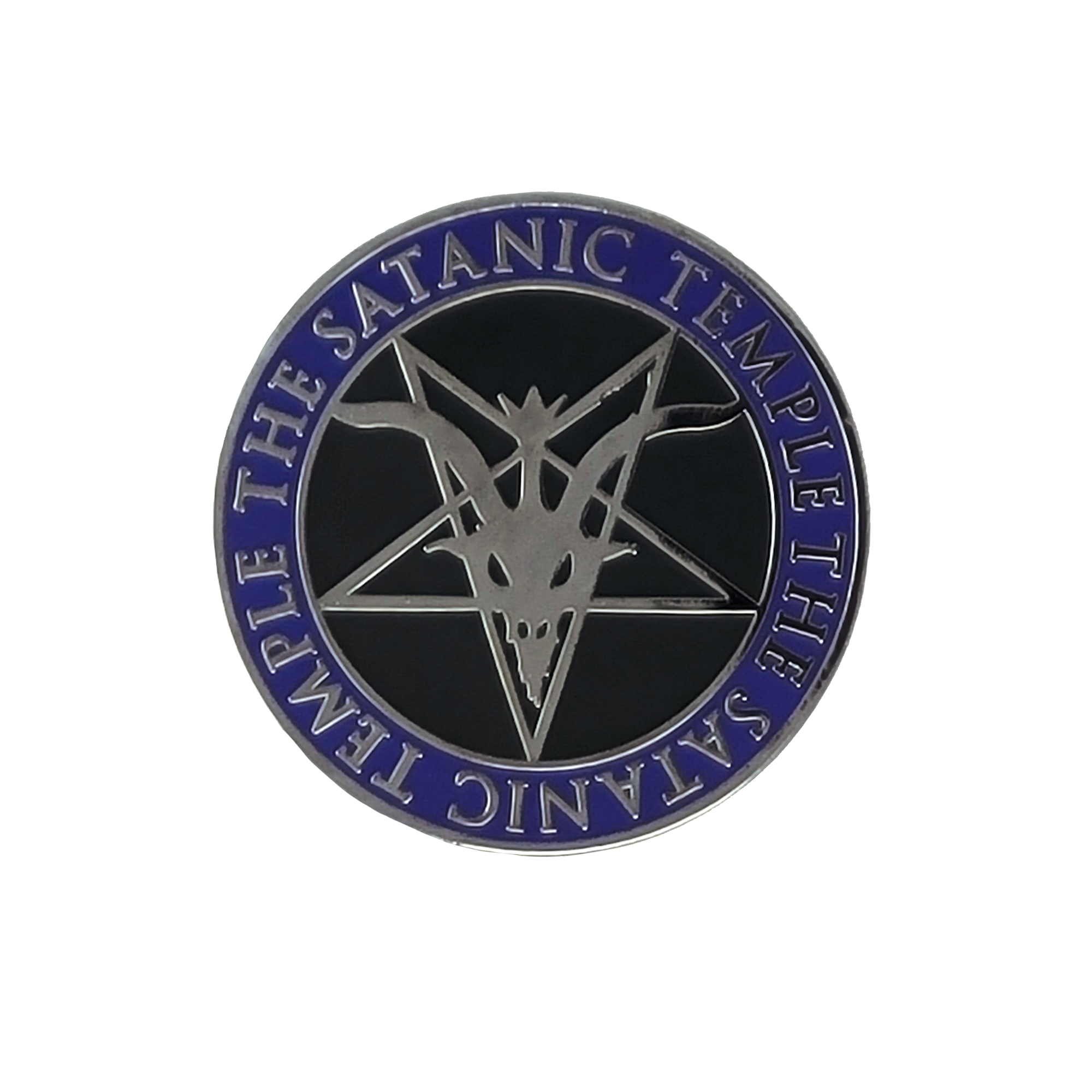 TST Purple Text Logo Lapel Pin