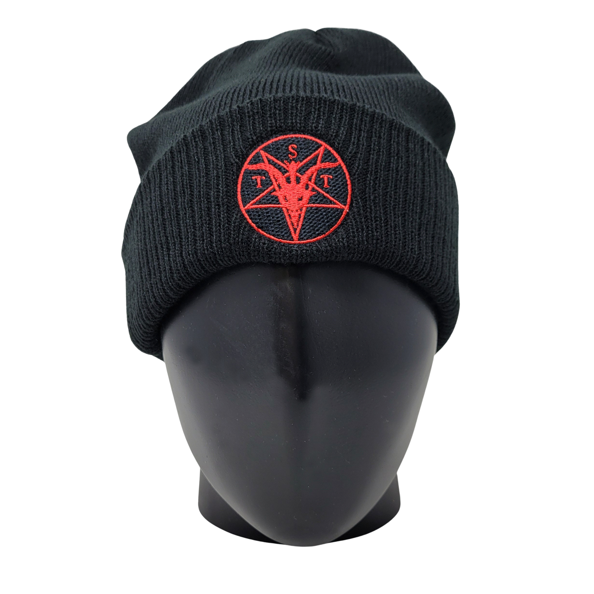 TST Logo Rolled Knit Beanie