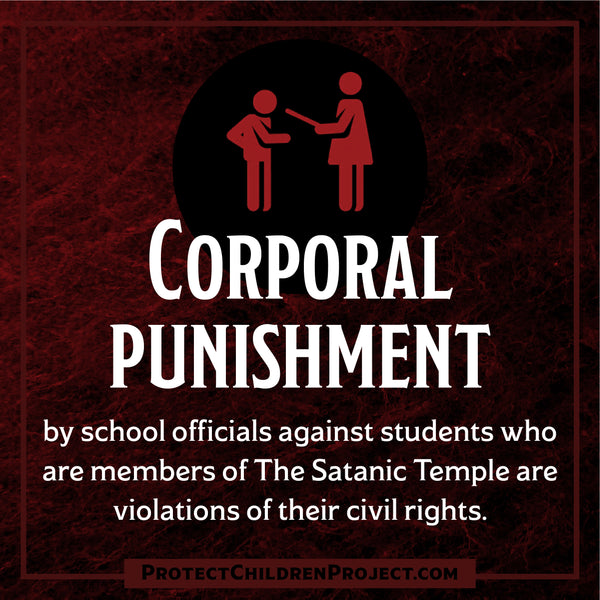 The Satanic Temple Threatens Legal Action if School District Hits Children