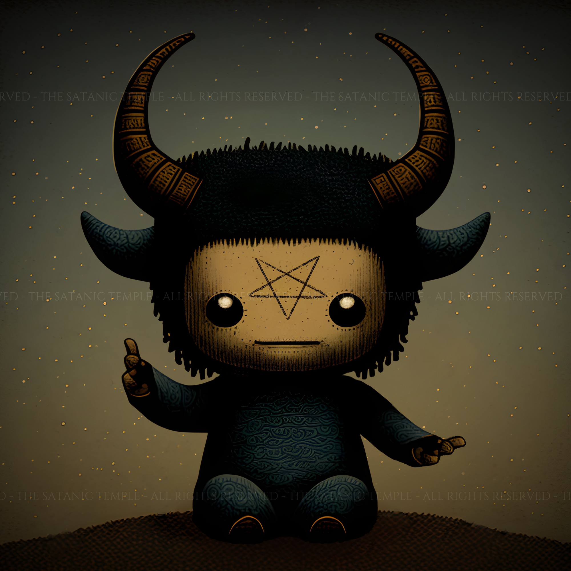 Goodnight Baphomet Art Prints