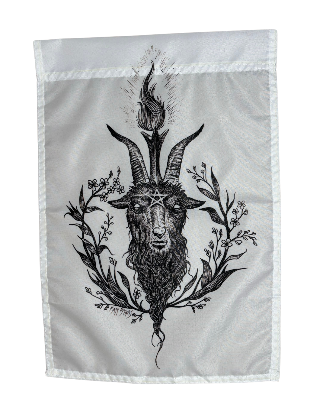 The Satanic Temple Garden Flags