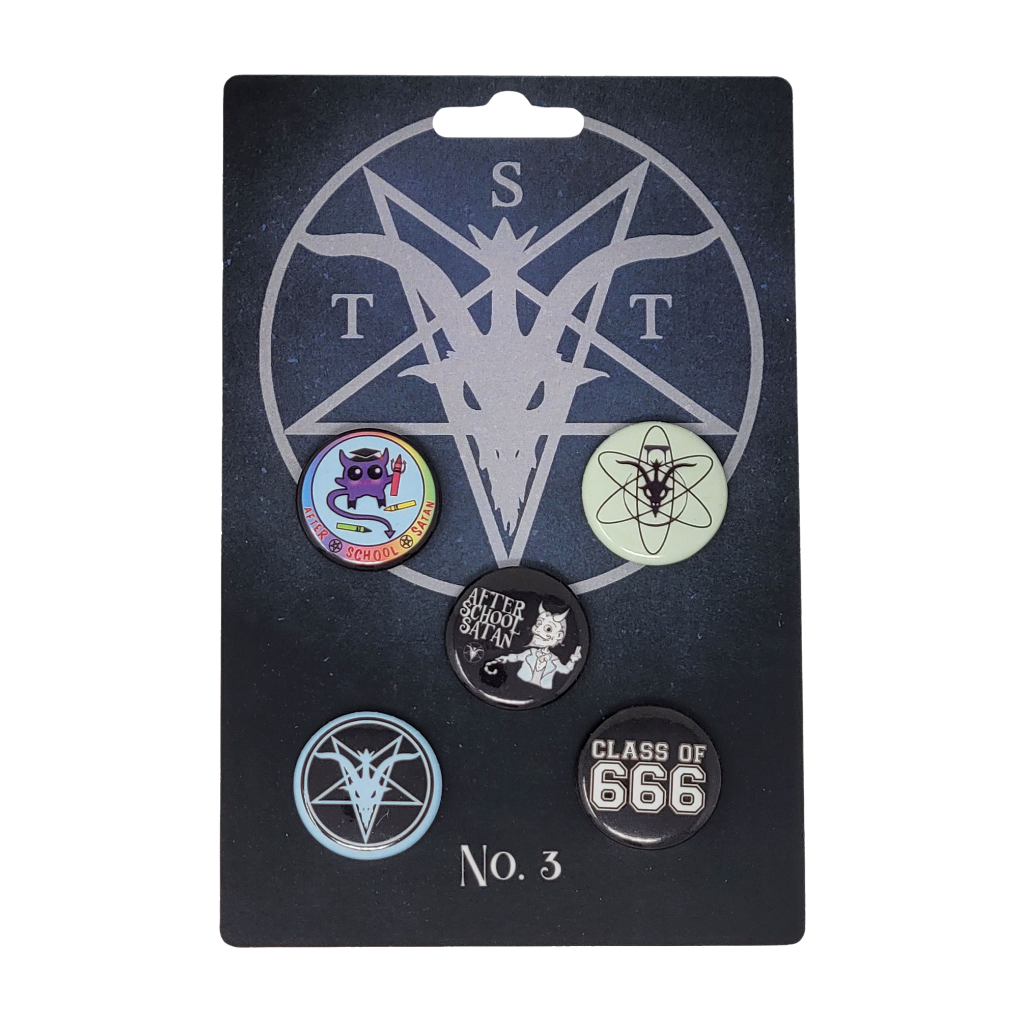 TST Button Pack #3 After School Satan Pack