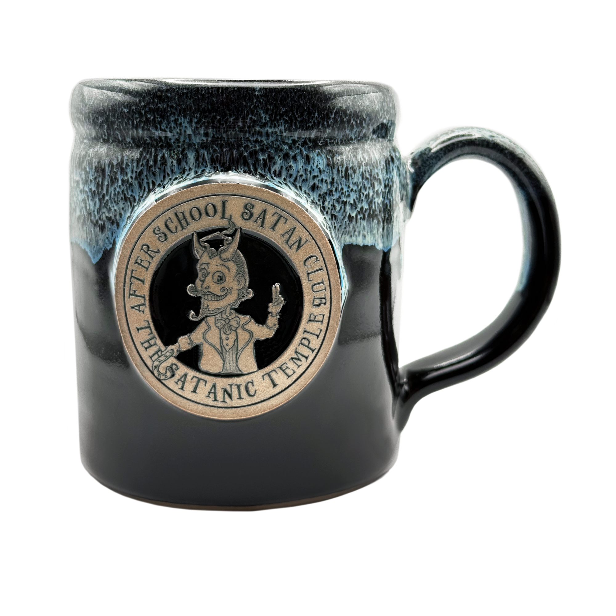 After School Satan Devil Camper Mug in black
