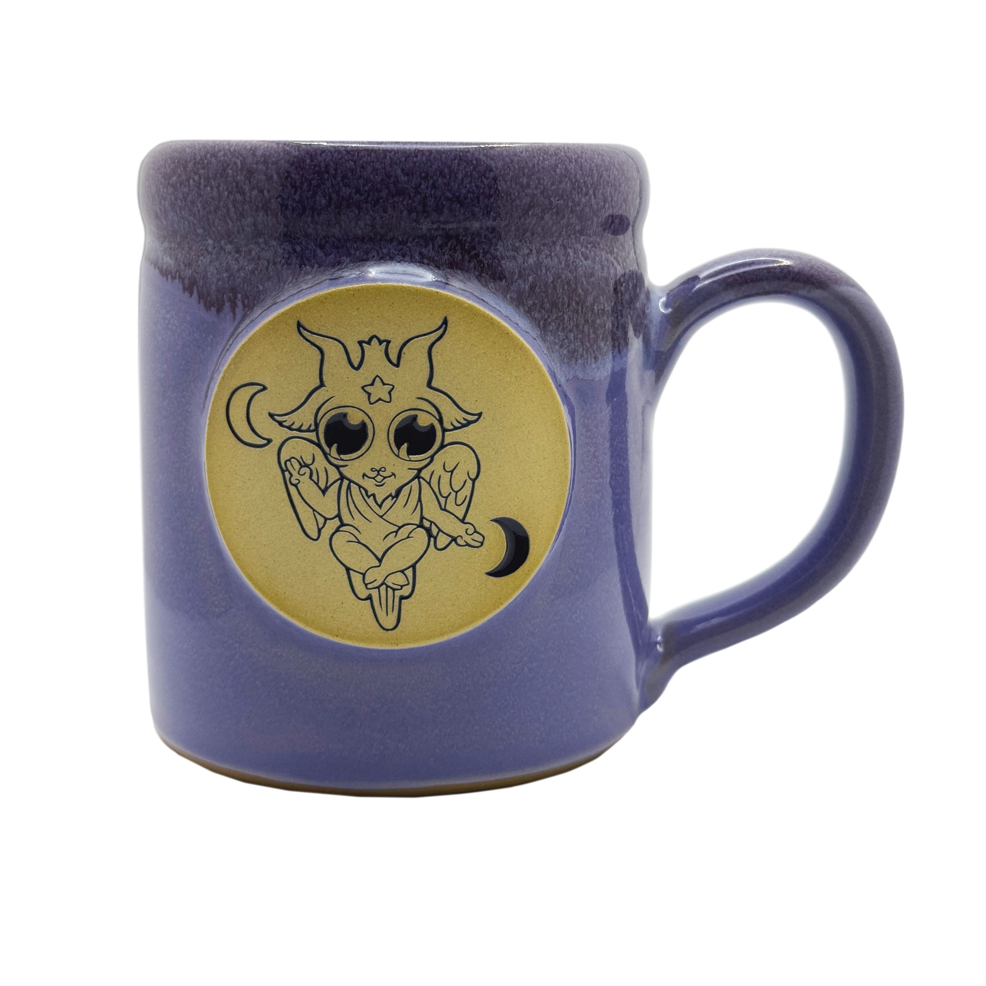 Baphy Big Eyes Camper Mug in Wisteria