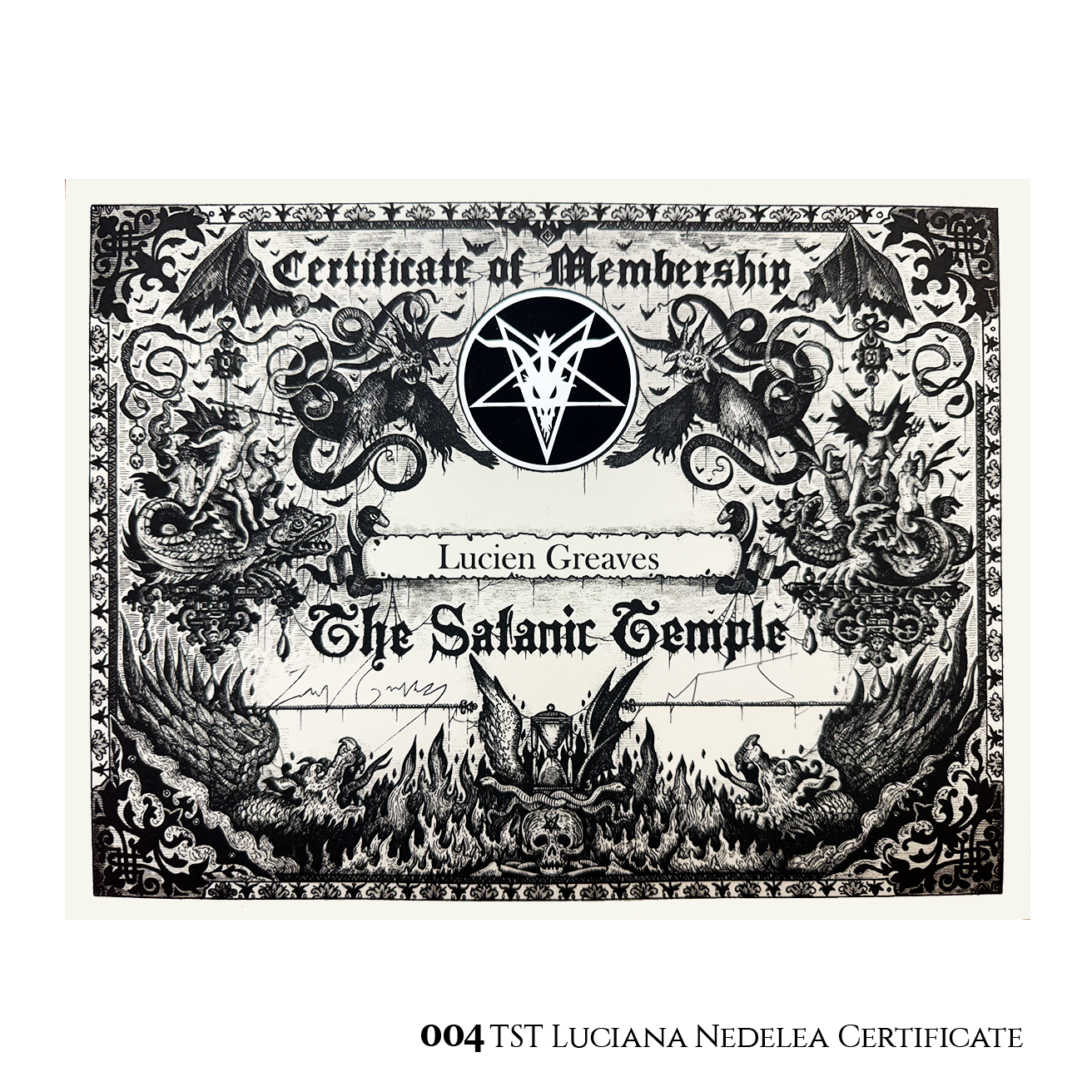 Official Membership Cards and Certificates