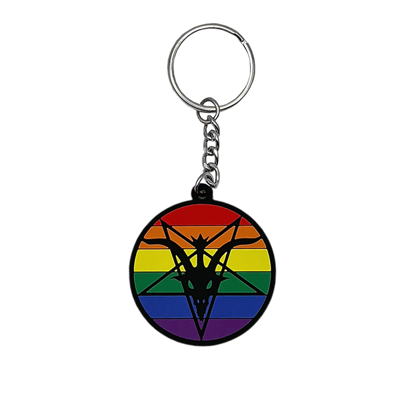 TST Pride Rainbow Logo Keychain