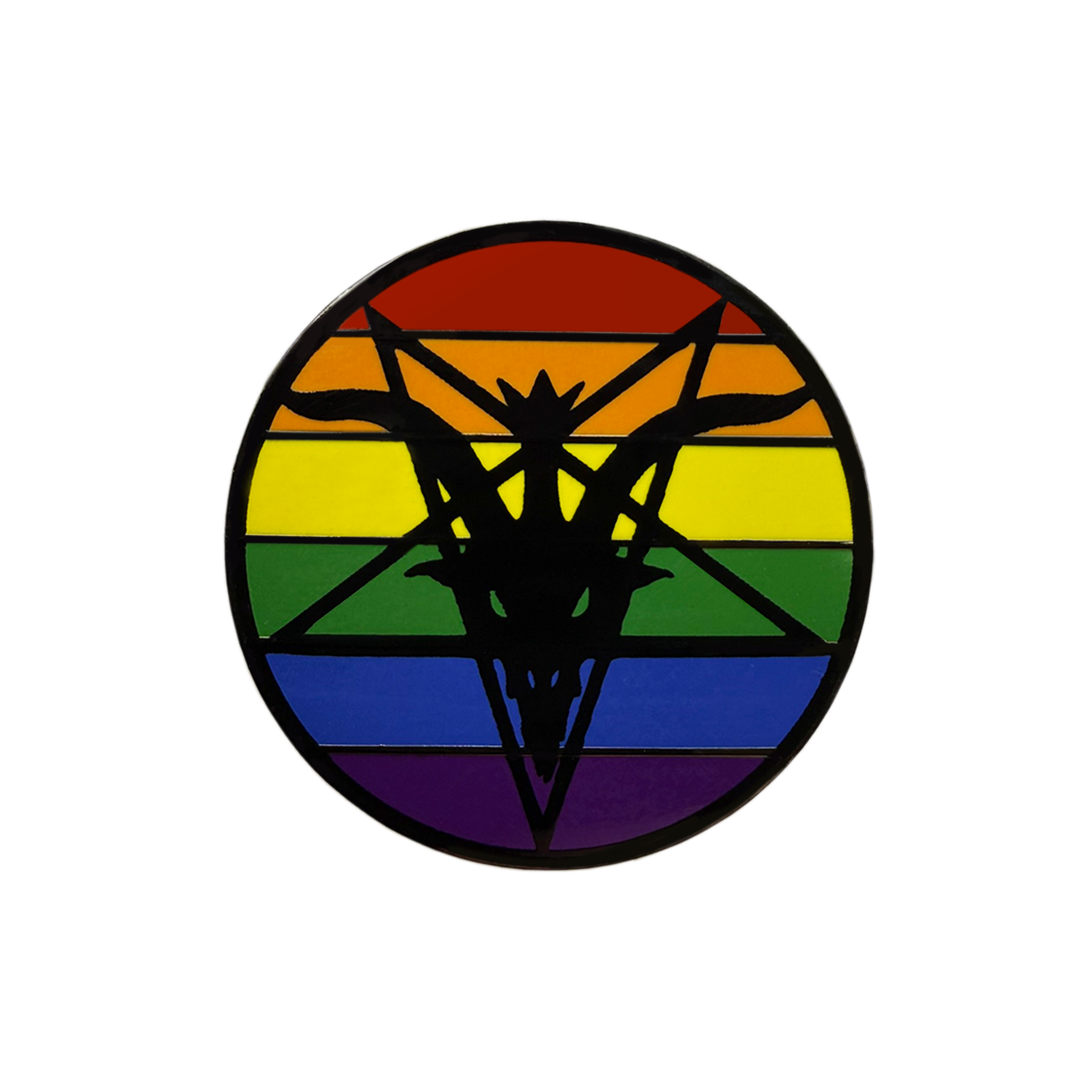 TST Pride Rainbow Logo Lapel Pin