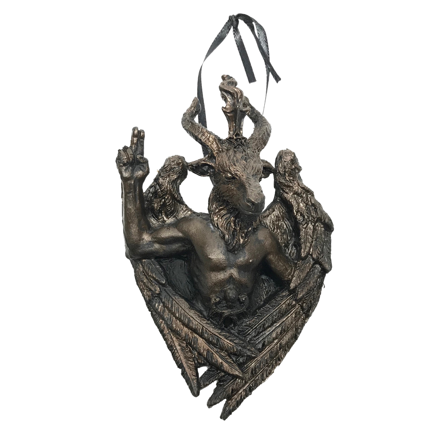 Baphomet Bust Holiday Ornament