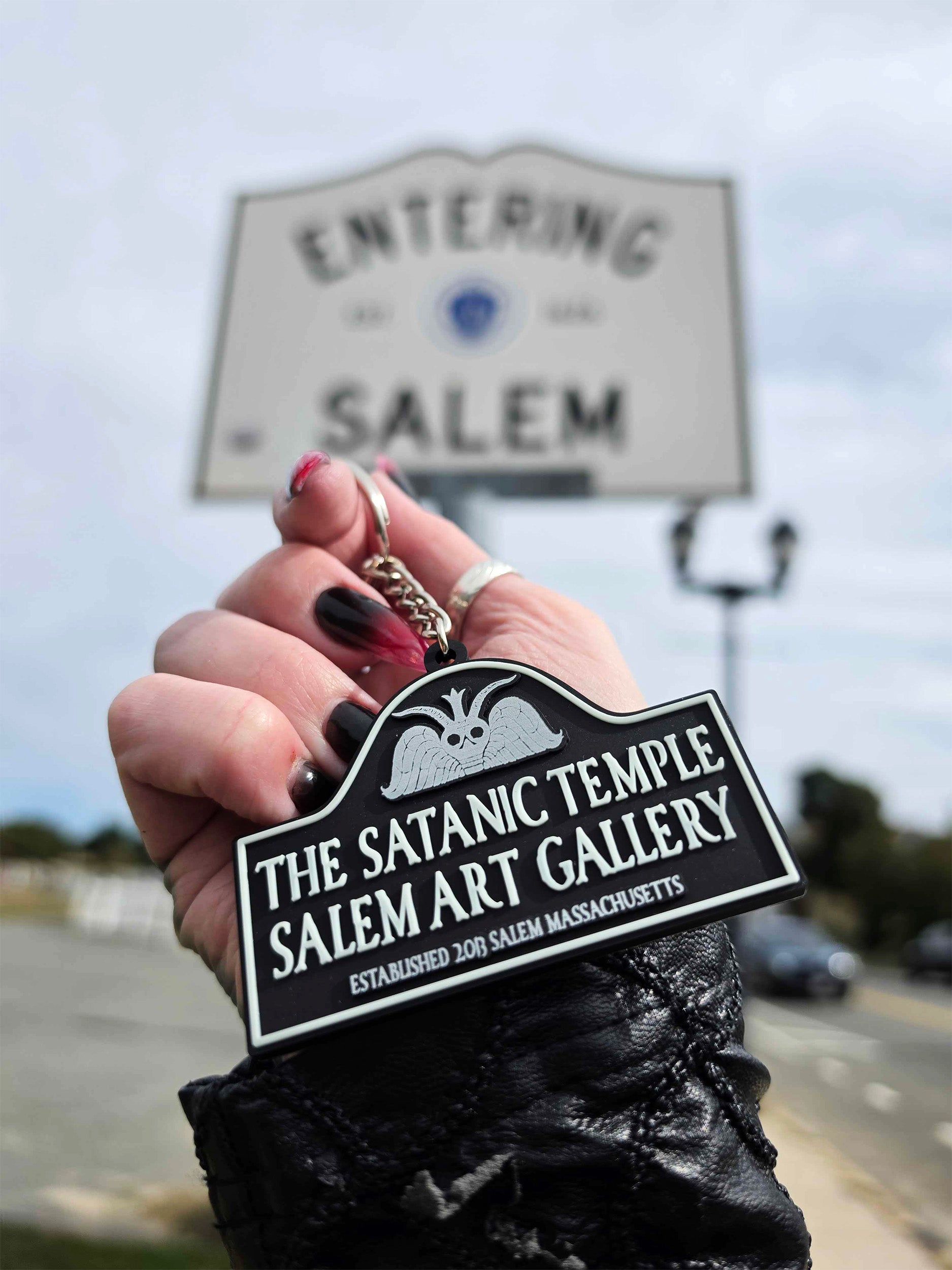 Salem Art Gallery Sign Keychain