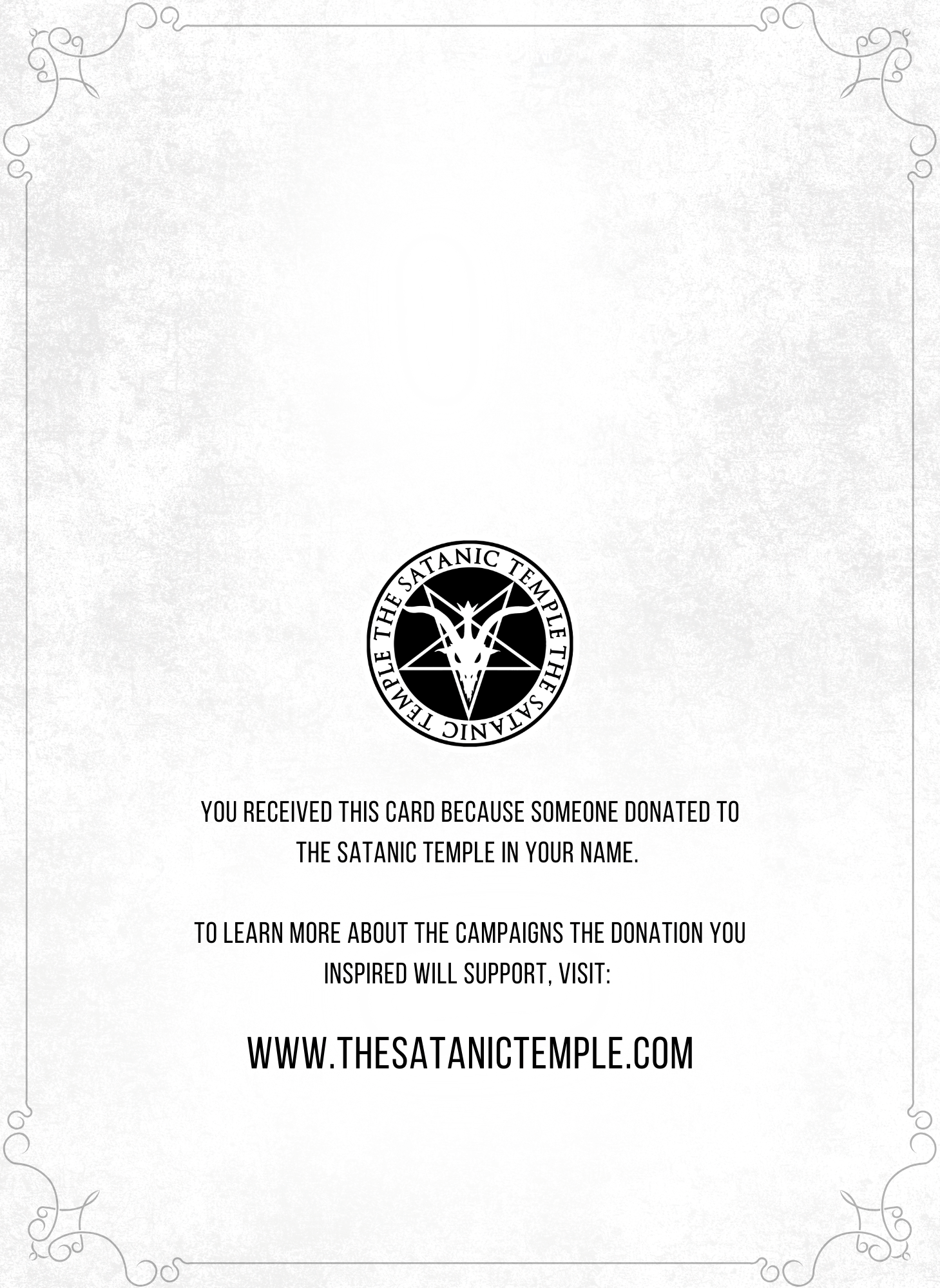 Doubled Donation Thank You Card