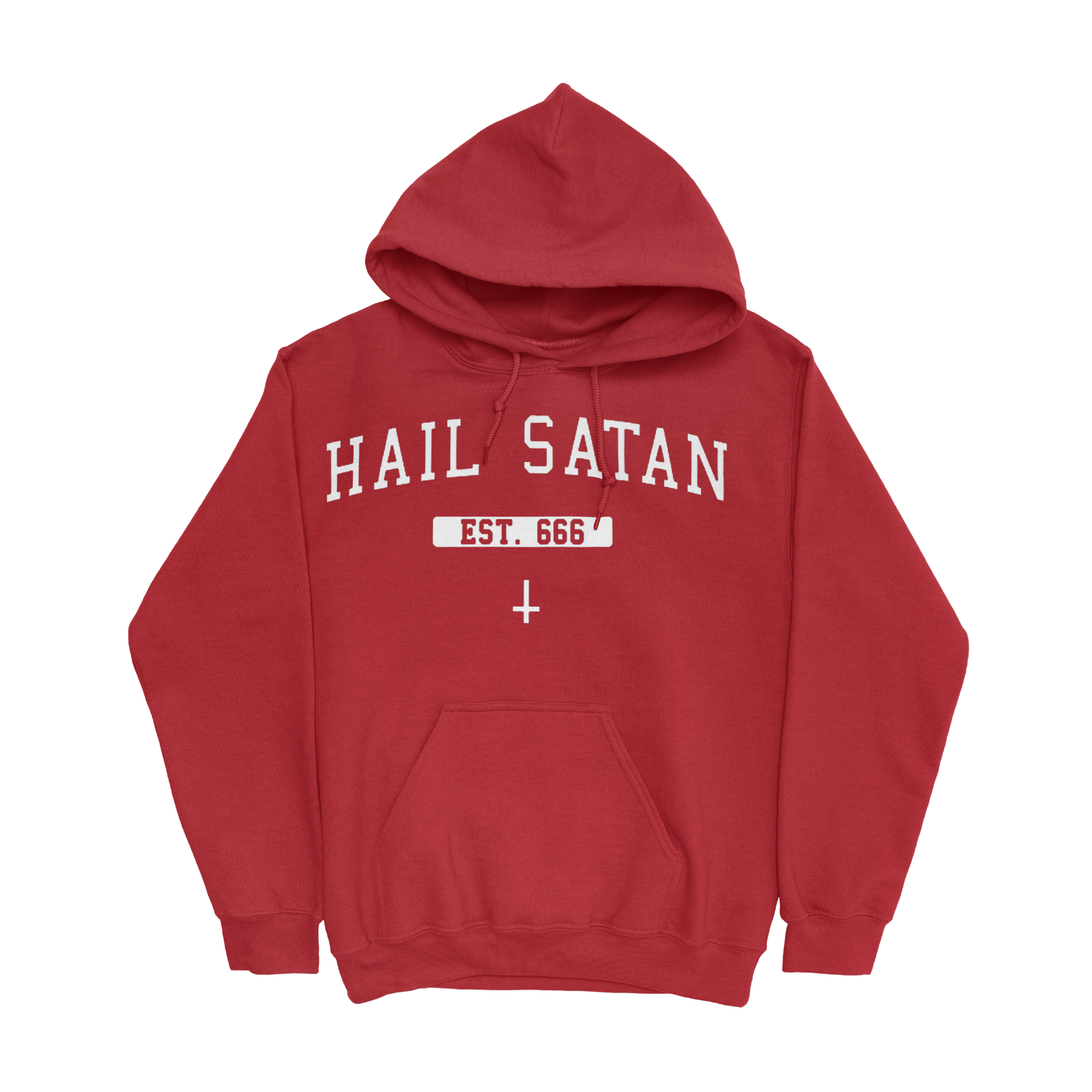 Crimson Hail Satan Pullover Hoodie