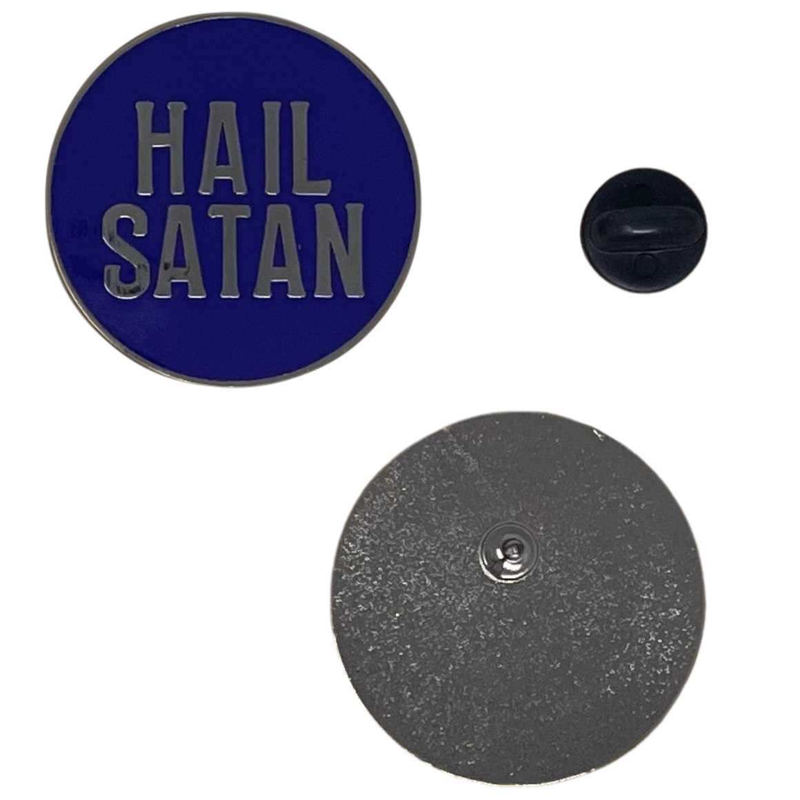 Purple Hail Satan Lapel Pin