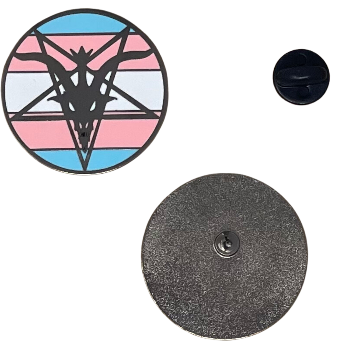 TST Logo Trans Pride Lapel Pin