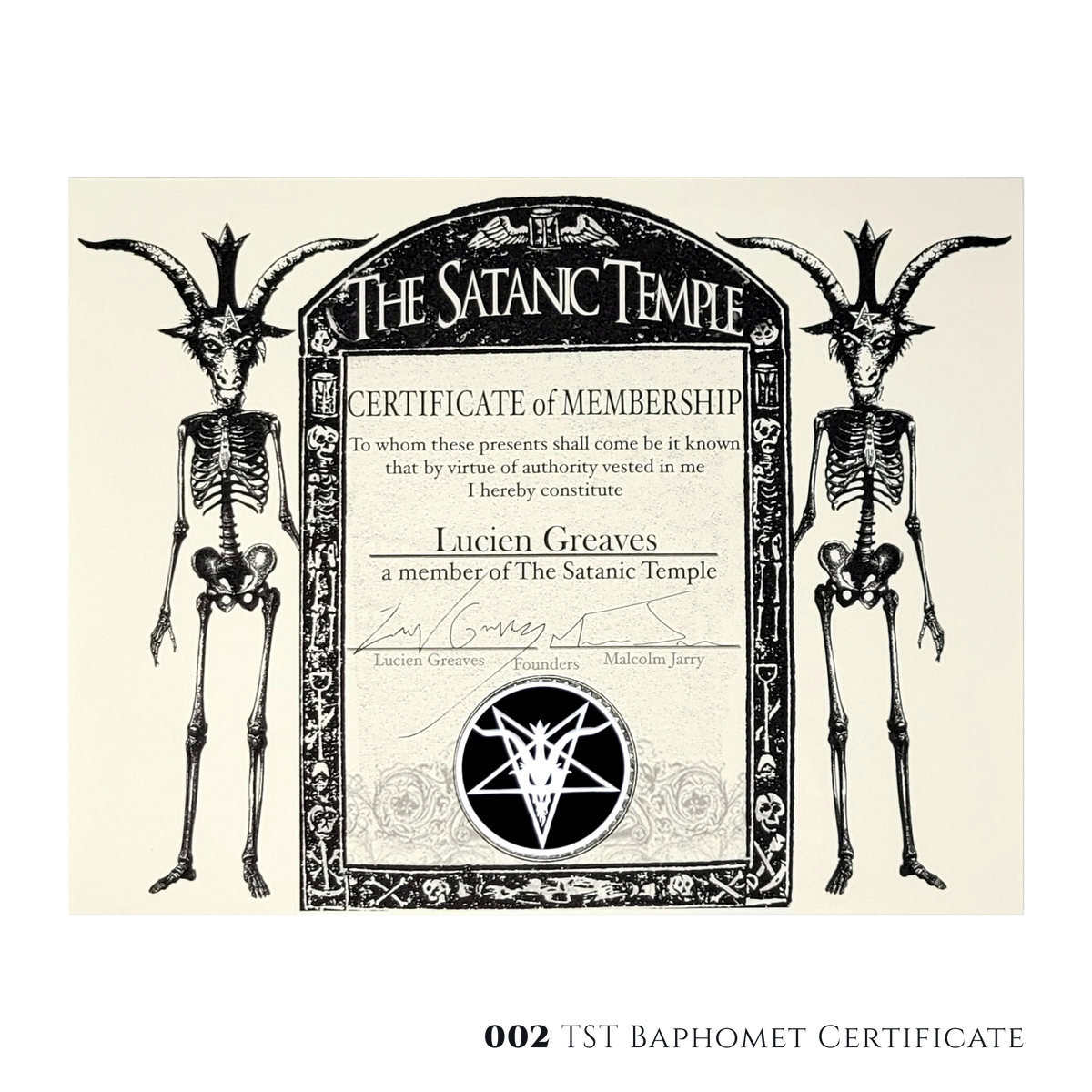 Official Membership Cards and Certificates TST