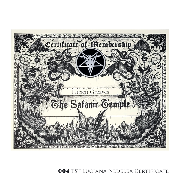 Official Membership Cards and Certificates TST