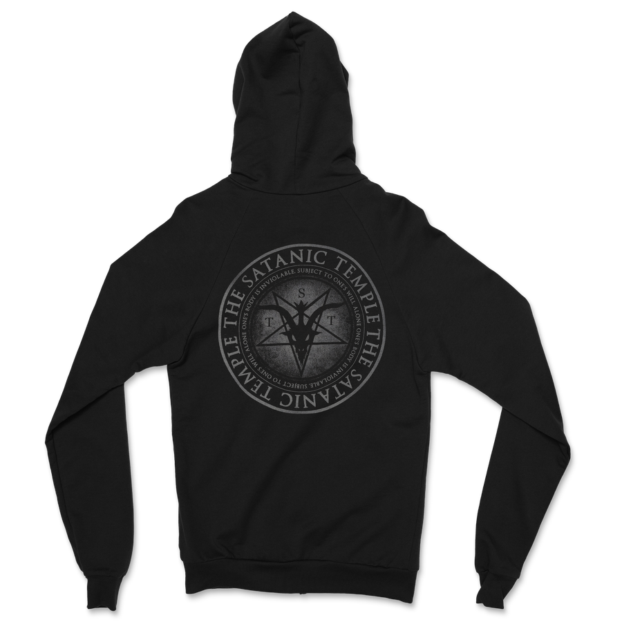 The Satanic Temple Religious Reproductive Rights Zipup Hoodie TST