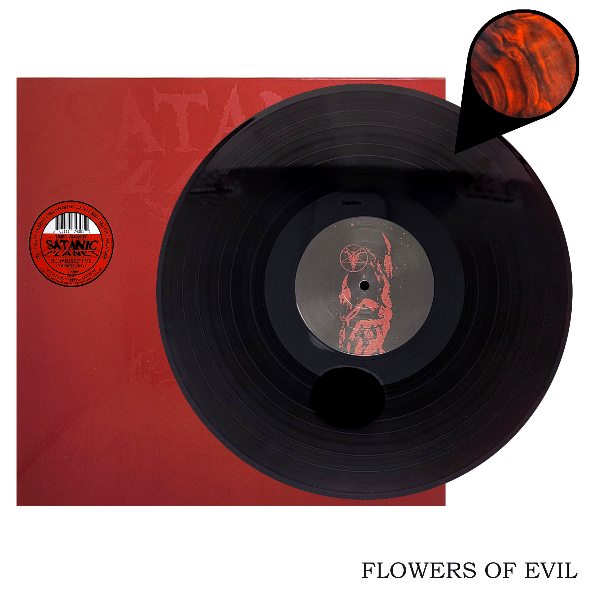 Satanic Planet Vinyl Record - 4 color options