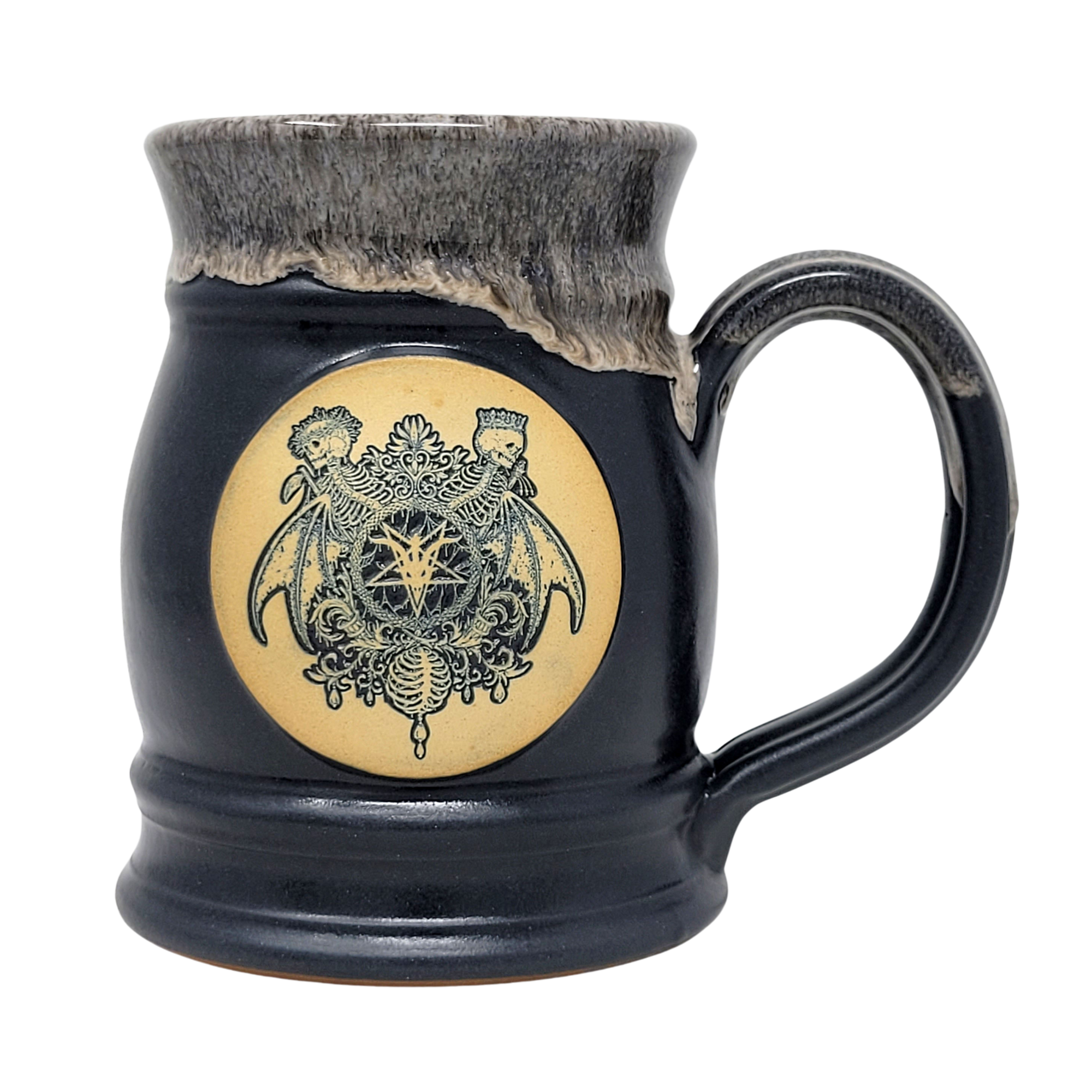 TST Twin Skeletons Tankard by Luciana Nedelea